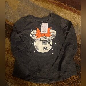 Girl’s Disney Halloween Minnie Mouse long sleeve tee - size 6/6x; NWT